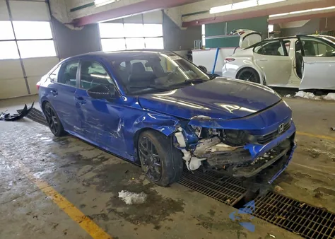 2022 Honda Civic Sport из США, поврежденный, VIN 2HGFE2F56NH605350